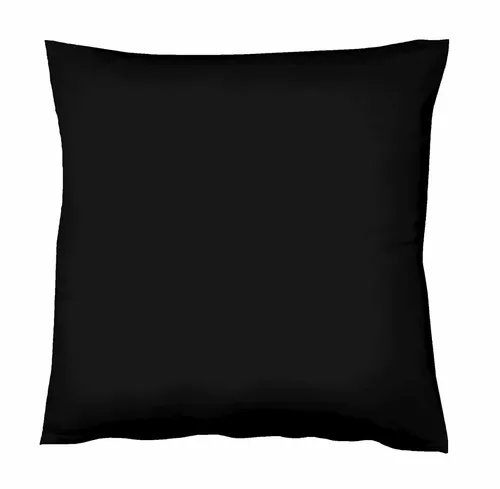 fleuresse Kissenhülle COLOURS Satin BH 40x40 cm schwarz