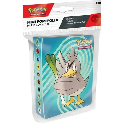 Pokémon Farfetch’d Mini Portfolio EN Neu OVP Kartenmappe TCG Album Englisch
