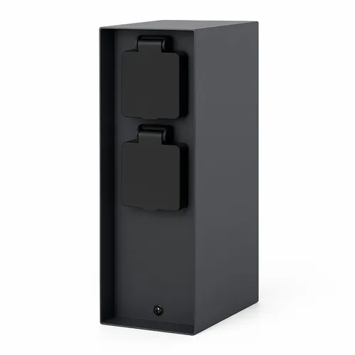 Grafner Edelstahl Design Gartensteckdose mit 4 Steckdosen - Steckdosen & Zubehör – Wetterfeste Außensteckdose aus Edelstahl mit 4 Steckdosen für maximale Flexibilität im Garten. Modernes Design und hohe Beständigkeit gegen Umwelteinflüsse.