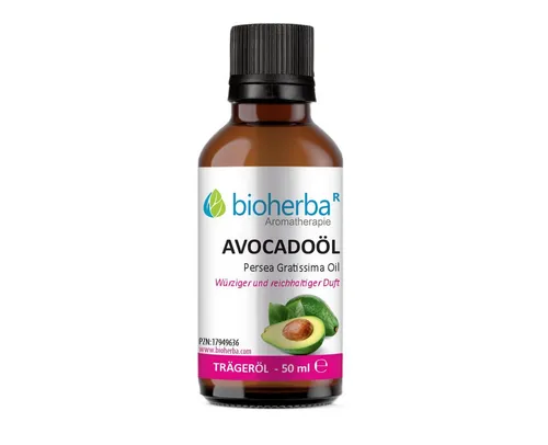 BIOHERBA R Pflege-Set Avocadoöl Reines Avocado-Trägeröl 50 ml