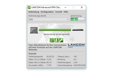 Antiviren- & Sicherheitssoftware von Lancom