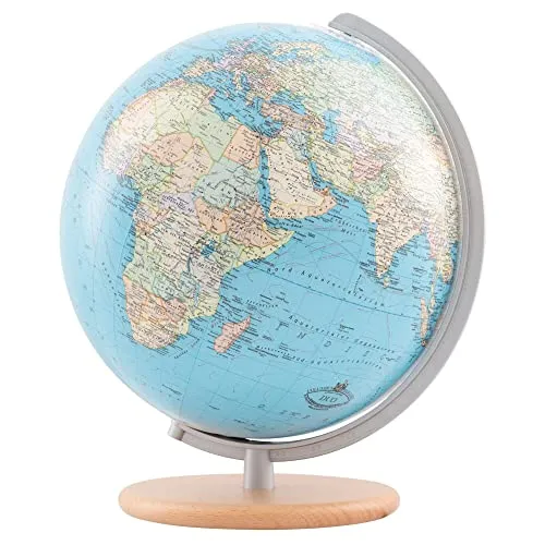 COLUMBUS DUO Count Tischglobus 26cm mit LED-Beleuchtung