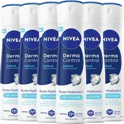NIVEA Deodorant Derma Control Defend Deospray 6 x 150ml
