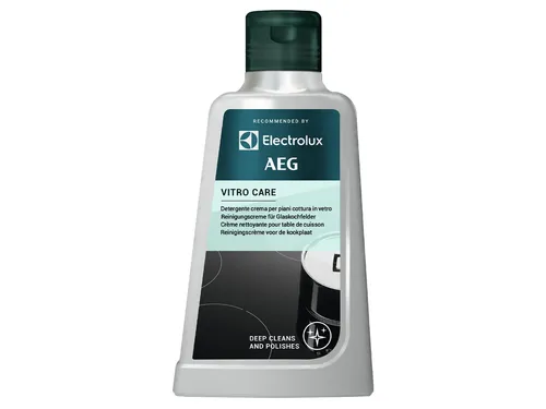 AEG M3HCC301 Kochfeld-Reiniger - Reiniger & Pflegemittel für Glaskeramik- und Induktionskochfelder, hinterlässt einen schützenden Film gegen Kratzer, Inhalt: 300 ml