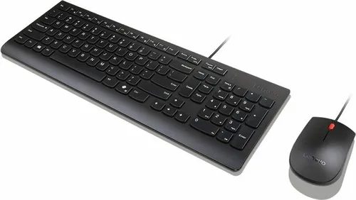 Lenovo Essential Combo Tastatur + Maus – kabelgebunden, ergonomisch und spritzwassergeschützt