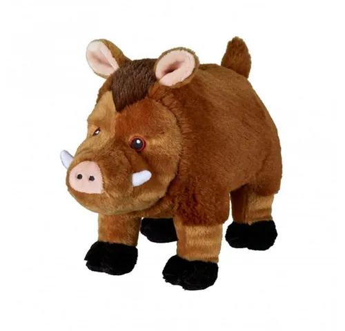 Bauer Spielwaren Kuscheltier Wildschwein stehend (braun, 25cm)