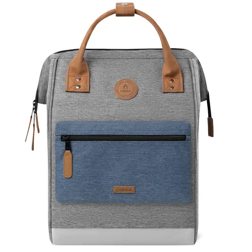 Cabaïa Adventurer Rucksack New York Medium 18L - Wasserabweisend & Laptopfach - Laptop-Rucksack mit 18L Volumen, ideal für Reisen und Alltag. Mit gepolstertem Laptopfach für Geräte bis 13 Zoll und personalisierbarem MOLLE-System.