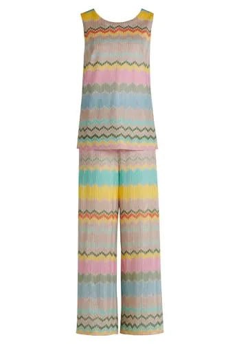 BETTY BARCLAY Jumpsuit ohne Arm - Feminin und Figurumschmeichelnd - Modischer Damen Jumpsuit in Größe 48, ideal für jeden Anlass. Mit figurumspielender Passform und trendigem Rundhalsausschnitt aus pflegeleichtem Polyester.