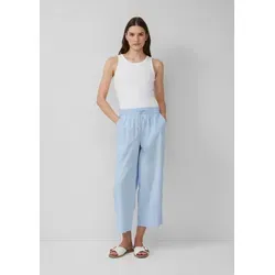 s.Oliver Culotte Hose Leichte Culotte aus Baumwollmix im Relaxed Fit blau 46