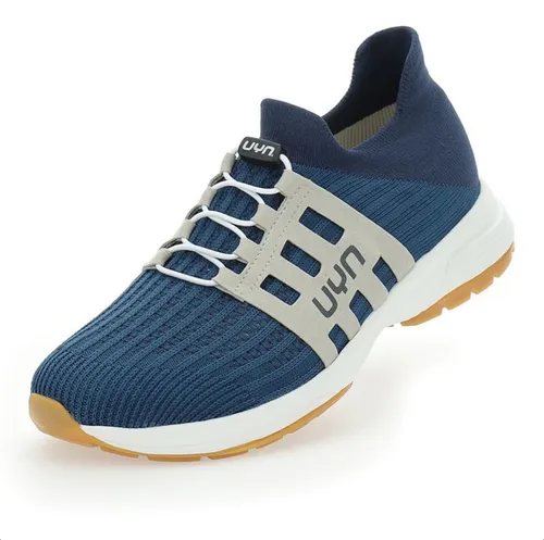 UYN Haru Sneaker Herren A075 - Blau, Größe 41 - Sneaker für Herren, ultraleicht und atmungsaktiv aus TREEON-Garn, das Gerüche neutralisiert. Ideal für den Sommer mit einem modernen, nahtlosen Design und komfortabler U-Control-Sohle.