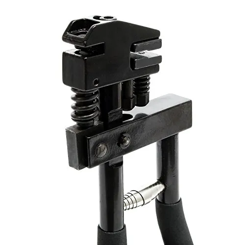 Wiltec Kombinierte Absetzzange Lochzange 290 mm - Crimpzangen für präzises Absetzen und Lochen von Blechteilen, robust aus Werkzeugstahl mit ergonomischem Griff für einfache Handhabung und langlebige Effizienz.