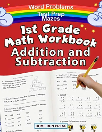 Produktbild 1st Grade Math Workbook Addition and Subtraction: Grade 1 Workbooks, Math Books for 1st Graders, Ages 4-8