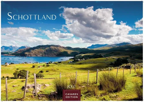 Schottland Kalender 2027 - Wandkalender Fotokalender England 24x35cm -...