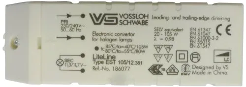 Electraline 70720 Elektronischer Trafo 105 W von Electraline