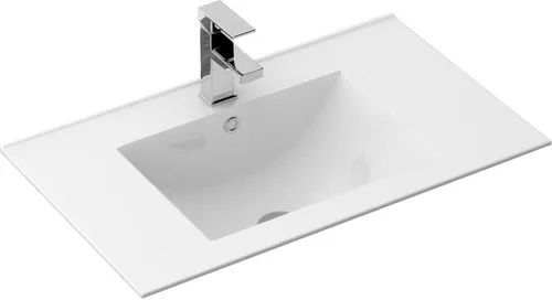 Rea Einbauwaschbecken Dafne 70 Rectangle White - Modernes Einbauwaschbecken aus hochwertiger Sanitärkeramik, ideal für stilvolle Badezimmer. Überzeugen Sie sich von der Funktionalität und der schnellen Lieferung in 2-4 Arbeitstagen.