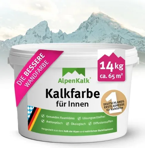 AlpenKalk® Kalkfarbe INNEN 14 kg / ca. 65 m²