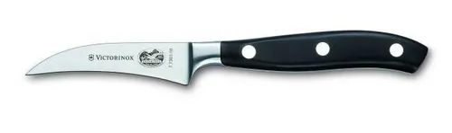 Victorinox Grand Maître Tourniermesser 8 cm - Obstmesser & Gemüsemesser mit extra scharfer Klinge und ergonomischem Holzgriff für präzise Feinarbeiten. Ideal für Kochprofis und als Geschenk.
