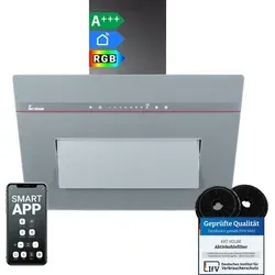 KKT KOLBE A+++ Dunstabzugshaube 60 cm - Dunstabzugshaube mit 782 cbm/h, Nachlaufautomatik und Smart WiFi App Steuerung für höchsten Komfort und frische Luft in Ihrer Küche.