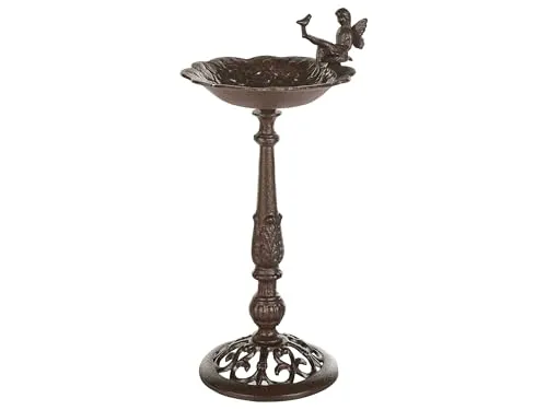 Produktbild Garten-Vogeltränke Metall braun Antik-Optik 53 cm Waldfee LARK