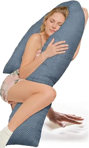 Traumreiter Seitenschläferkissen J Visco Deluxe in blau von Traumreiter