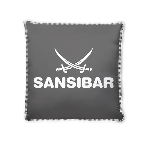 Kissenhülle SANSIBAR DOUBLE BH 50x50 cm grau in grau von Sansibar