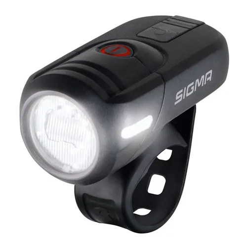 SIGMA SPORT Aura 45 - 45 Lux LED Fahrradlicht - Fahrradbeleuchtung mit 45 Lux Helligkeit, akkubetrieben, StVZO zugelassen und extrem sparsam mit bis zu 21 Stunden Laufzeit. Leichte Montage ohne Werkzeug!