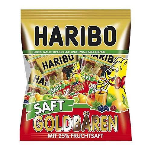Haribo Saft-Goldbären Minibeutel, 220g