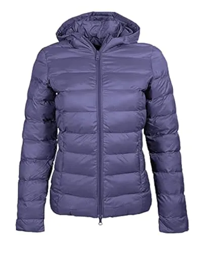 HKM Unisex Kinder Lena Jacke, B6900 Dunkelblau, 140 EU - Steppjacke für Kinder, mit Kapuze und zwei Reißverschlusstaschen, ideal für kalte Tage und bequem im Trockner zu pflegen.
