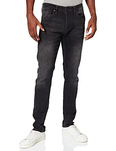 Mavi Herren Skinny Jeanshose JAMES, Gr. W30/L32, Schwarz - Stylische Skinny Jeans mit niedriger Taille und 5-Pocket-Style, perfekt für lässige Outfits.