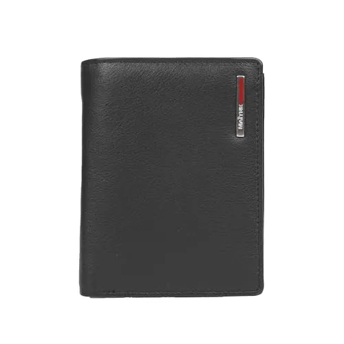 Maître Geldbörse Maitre - Unisex Billfold Luciano Hardwin schwarz - Stylisches Portemonnaie aus hochwertigem Rindsleder, ideal für den täglichen Gebrauch und bietet genügend Platz für Karten und Bargeld.