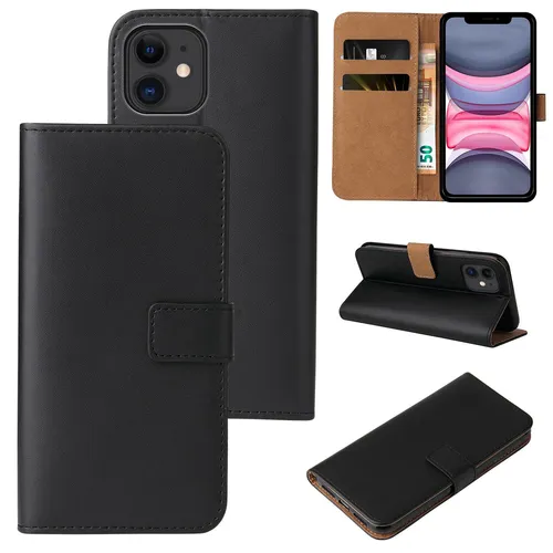 Hand Hülle für Apple iPhone 11 Schutz Klapphülle Tasche Book Flip Etui Case TOP