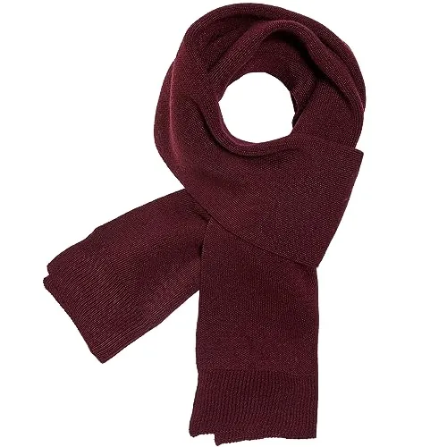 Enter the Complex® Merino Schal kurz, 140 x 20 cm, Bordeaux in rot von Enter the Complex