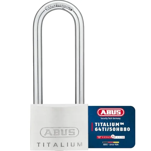 ABUS Vorhängeschloss Titalium 64TI/50HB80 mit hohem Bügel von ABUS