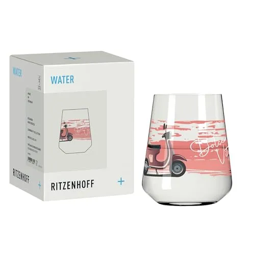 RITZENHOFF Wasserglas in pink von Ritzenhoff