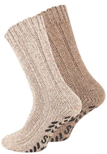 Cotton Prime® Socken (2-Paar) mit ABS - Antirutschsohle
