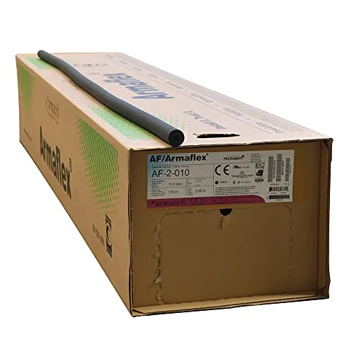 AF/Armaflex® Armacell® Kälte Kautschuk Isolierung AF2 - 2m Stange (Kautschuk, 10 mm Rohr x 11,0 mm Isolierstärke)