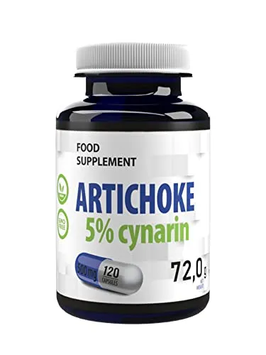 Artischocke 5.000mg Äquivalent (500mg 10:1 Extrakt) | 120 Vegane Kapseln | Hohe Stärke 25mg Cynarin | Unterstützt Verdauung & Lebergesundheit | Laborgeprüft