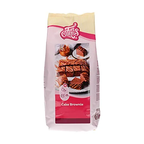 FunCakes Mix für Cake Brownies: Einfach zu verwenden, für Brownies und Schokoladenkuchen mit reichem Schokoladengeschmack, Halal., 1 kg