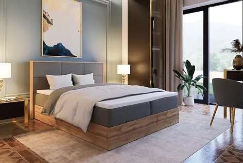 Marlux-Meble Boxspringbett 180x200 mit Matratze und Topper von Marlux-Meble