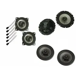 Alpine Lautsprecher Boxen Set für VW Bus T4 1990-2003 - Hochwertiges Lautsprecher-Set für VW Bus T4, inklusive Alpine und Dietz Komponenten für ein verbessertes Klangerlebnis und einfache Installation.