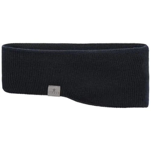 LIERYS Fine Merino Stirnband - Made in Germany, blau - Mode-Stirnbänder für Frauen, Herren und Kinder - aus 100% Merinowolle, weich und kratzfrei, idealer Ohrenwärmer für Herbst/Winter, hält warm und schützt vor Kälte.