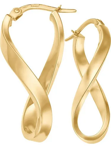 CHRIST Paar Creolen Damen-Creolen aus 375er Gelbgold von Christ