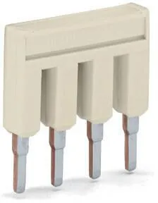 Wago Kammbrücken 10-fach, isoliert, lichtgrau (2001-410)