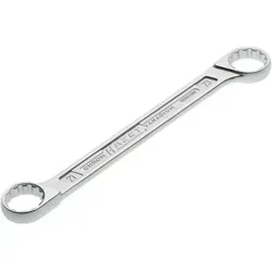 Hazet 610N-21X23 Doppel-Ringschlüssel 21-23mm - Präzisions-Doppel-Ringschlüssel für metrische Größen 21-23mm, ideal für professionelle Anwendungen und hohe Drehmomentübertragung.