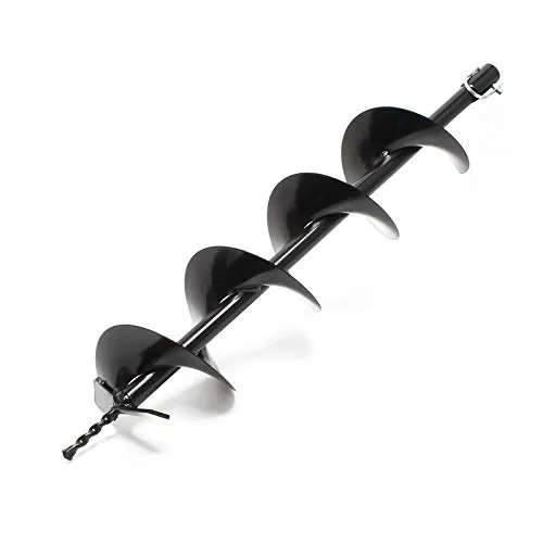 Wiltec Erdlochbohrer Bohrschnecke 150mm Ø aus Gusseisen
