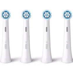 Oral-B iO Gentle Care Zahnbürstenspitzen - 4 Stück - Ersatzbürsten für Oral-B iO Modelle, mit weichen Borsten für sanfte Zahnreinigung und optimalen Schutz des Zahnfleisches.