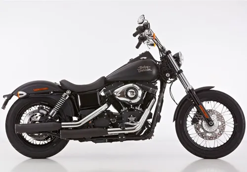 Produktbild FALCON Double Groove Slip on Ersatzdämpfer für Harley Davidson DYNA Low