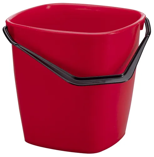 DURABLE Putzeimer BUCKET 14 Liter rechteckig rot
