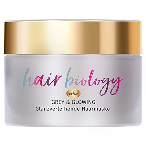 Hair Biology Haarmaske Silver & Glowing