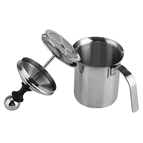Milchaufschäumer Silber von ANCLLO